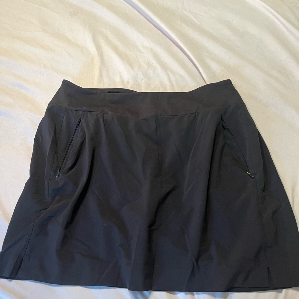 Athleta Black SoHo Skort with Pockets size 12